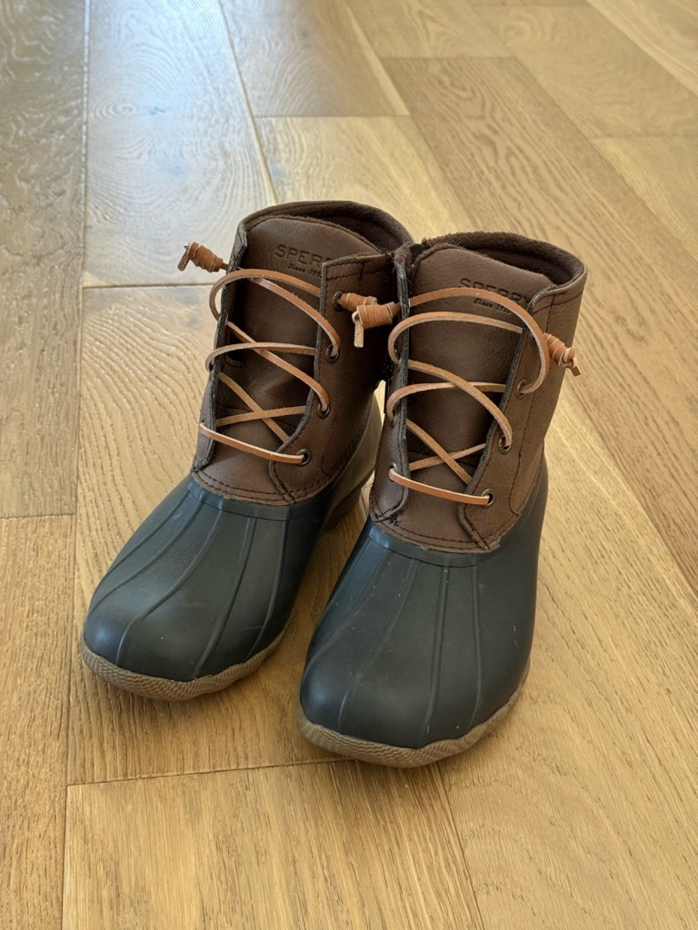 Sperry Brown and Dark brown Duck Boots